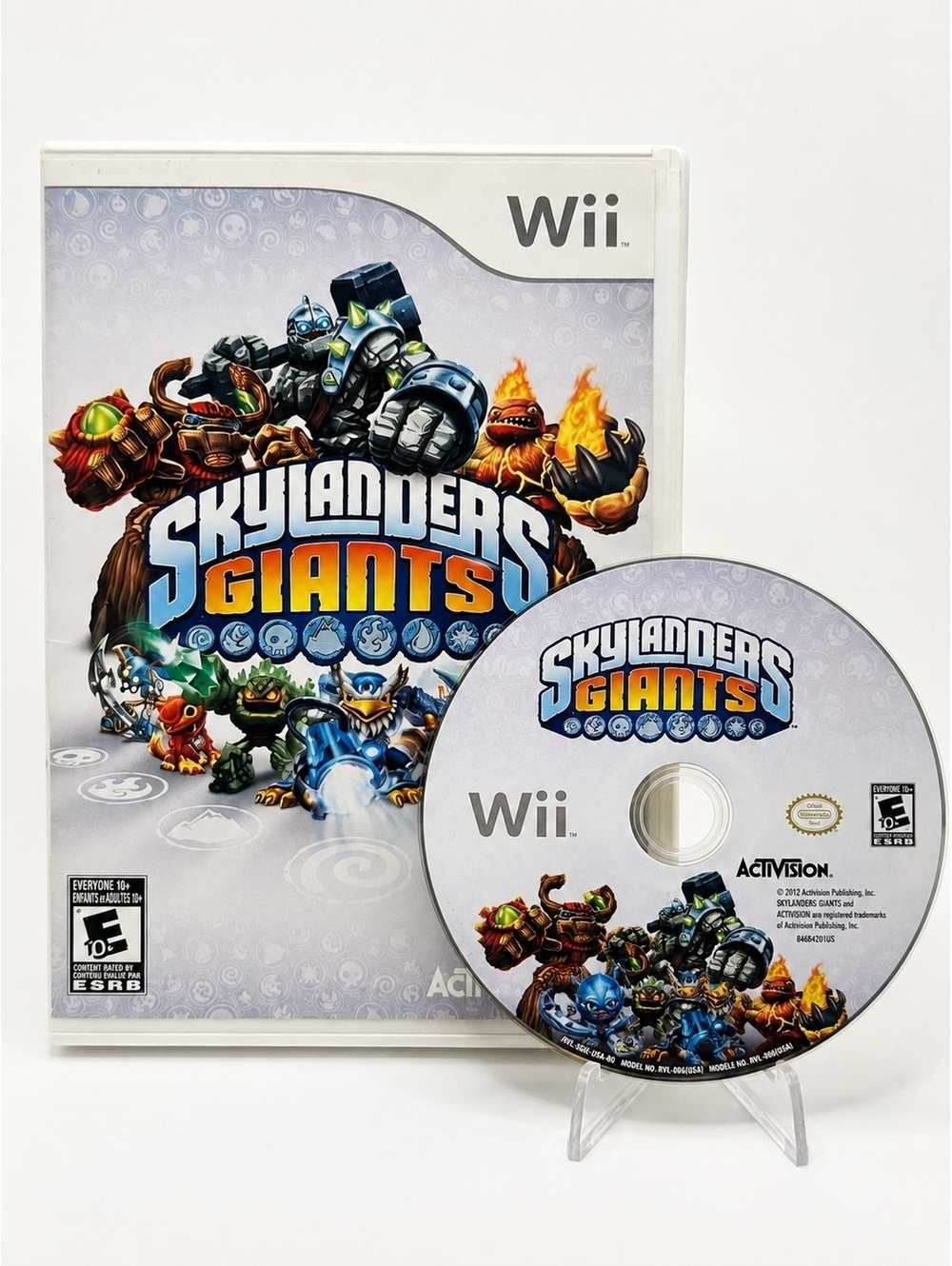 Skylanders Giants Nintendo Wii Game Tested & Working Case & Disc Only
